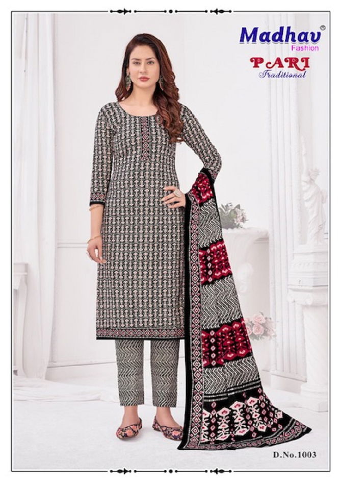 Madhav Pari Traditional Vol 1 Printed Cotton Readymade Suits
